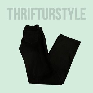 Soho Jeans Bootcut Black Denim Low Rise Size 0 Petite‎